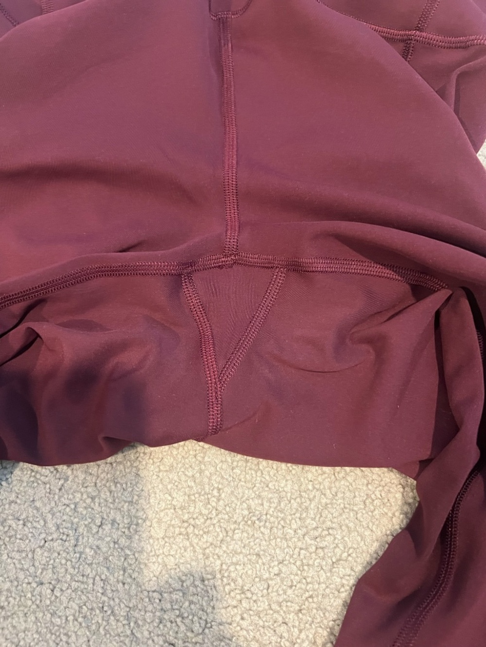 Lululemon Invigorate High-Rise Crop 23" Cassis Size 8 - Picture 7 of 14